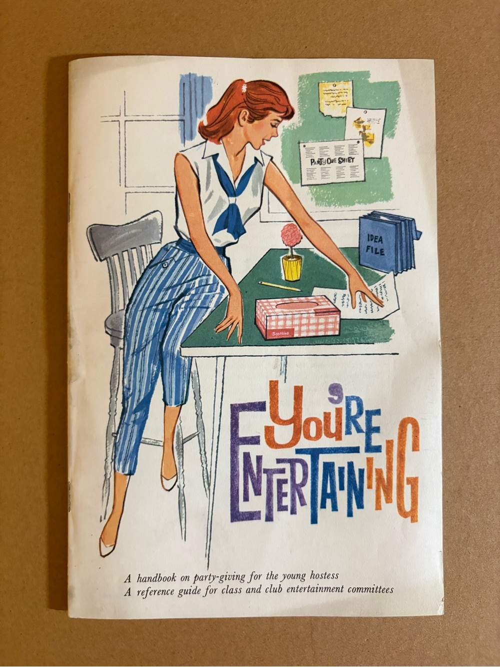 1960 Scott Paper Co. “If You’re Entertaining” Vintage Party Planning Booklet